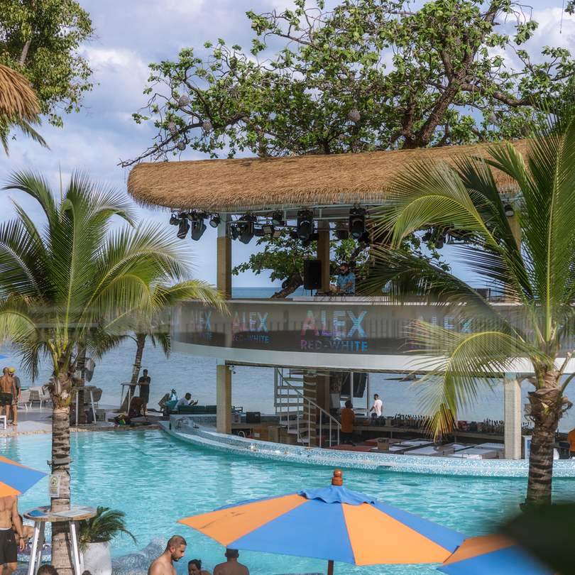 A calm afternoon at the pool at ARKbar Beach Club